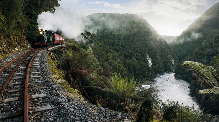 Chuyến tàu West Coast Wilderness ở Tasmania