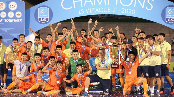 Sau nhiều năm cố gắng đội bóng Bình Định đã đạt được thành công