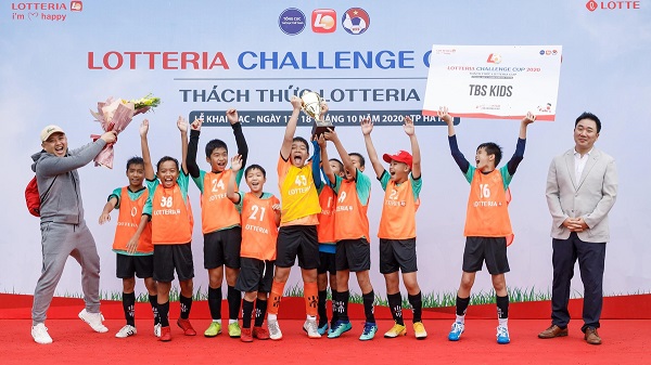 TBS Kids trở thành nhà vô địch của Thách thức Lotteria Cup