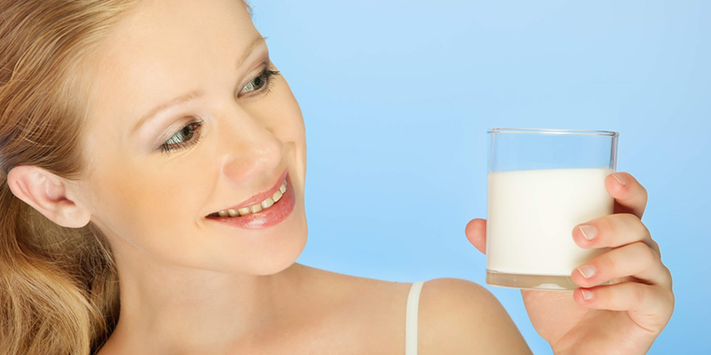 Sữa tươi giúp tăng cân