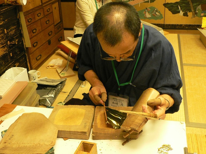 Có ngành công nghiệp vàng lá nổi tiếng nhất nước Nhật